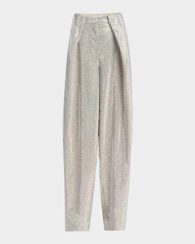 Crystal Hotfix Balloon Trousers